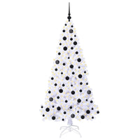 Albero di Natale artificiale Bianco 180 cm PVC e Acciaio 3426768