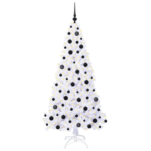 Albero di Natale artificiale Bianco 180 cm PVC e Acciaio 3426768