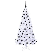 Albero di Natale artificiale Bianco 180 cm PVC e Acciaio 3426768