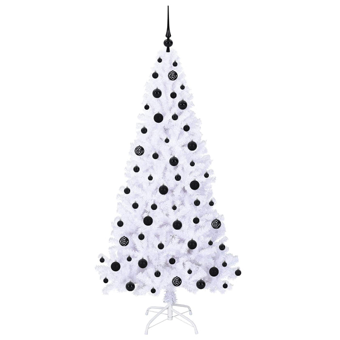 Albero di Natale artificiale Bianco 180 cm PVC e Acciaio 3426768