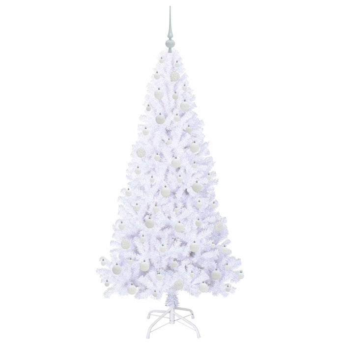 Albero di Natale artificiale Bianco 180 cm PVC e Acciaio 3426770