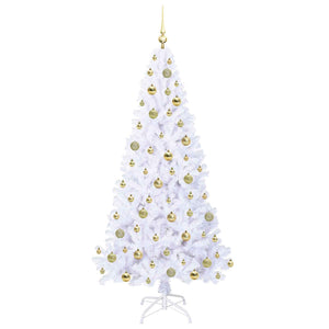 Albero di Natale artificiale Bianco 180 cm PVC e Acciaio 3426771