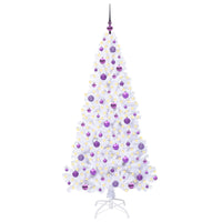 Albero di Natale artificiale Bianco 180 cm PVC e Acciaio 3426773