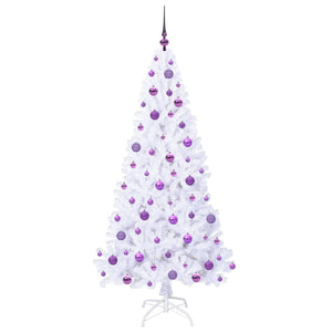 Albero di Natale artificiale Bianco 180 cm PVC e Acciaio 3426773
