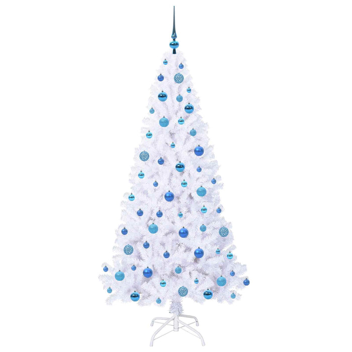 Albero di Natale artificiale Bianco 180 cm PVC e Acciaio 3426774