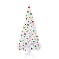 Albero di Natale artificiale Bianco 180 cm PVC e Acciaio 3426775