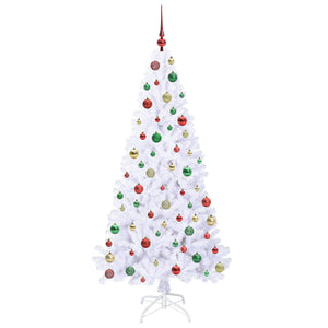 Albero di Natale artificiale Bianco 180 cm PVC e Acciaio 3426775