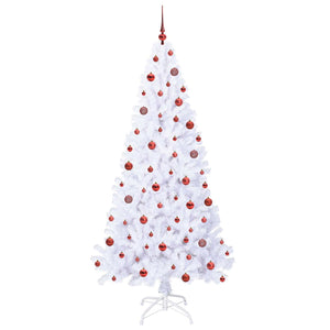 Albero di Natale artificiale Bianco 210 cm PVC e Acciaio 3426776