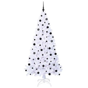 Albero di Natale artificiale Bianco 210 cm PVC e Acciaio 3426777