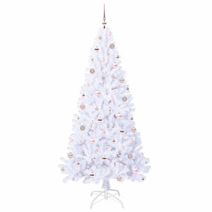Albero di Natale artificiale Bianco 210 cm PVC e Acciaio 3426778