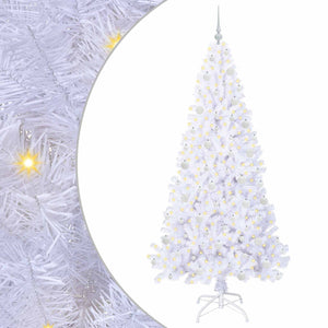 Albero di Natale artificiale Bianco 210 cm PVC e Acciaio 3426779
