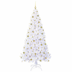 Albero di Natale artificiale Bianco 210 cm PVC e Acciaio 3426780