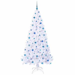 Albero di Natale artificiale Bianco 210 cm PVC e Acciaio 3426783