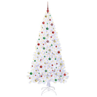 Albero di Natale artificiale Bianco 210 cm PVC e Acciaio 3426784