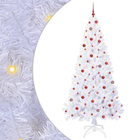 Albero di Natale artificiale Bianco 240 cm PVC e Acciaio 3426785