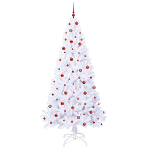 Albero di Natale artificiale Bianco 240 cm PVC e Acciaio 3426785