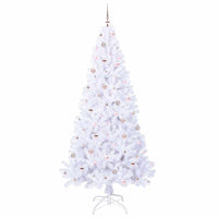 Albero di Natale artificiale Bianco 240 cm PVC e Acciaio 3426787