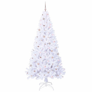 Albero di Natale artificiale Bianco 240 cm PVC e Acciaio 3426787