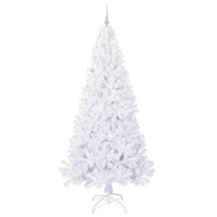 Albero di Natale artificiale Bianco 240 cm PVC e Acciaio 3426788