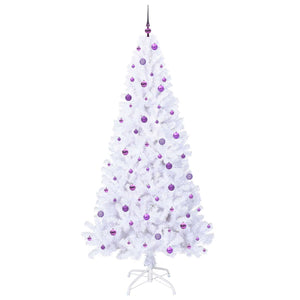 Albero di Natale artificiale Bianco 240 cm PVC e Acciaio 3426791