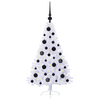 Albero di Natale artificiale Bianco 120 cm PVC e Acciaio 3426795