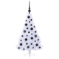 Albero di Natale artificiale Bianco 120 cm PVC e Acciaio 3426795
