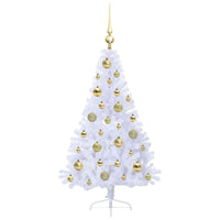 Albero di Natale artificiale Bianco 120 cm PVC e Acciaio 3426798