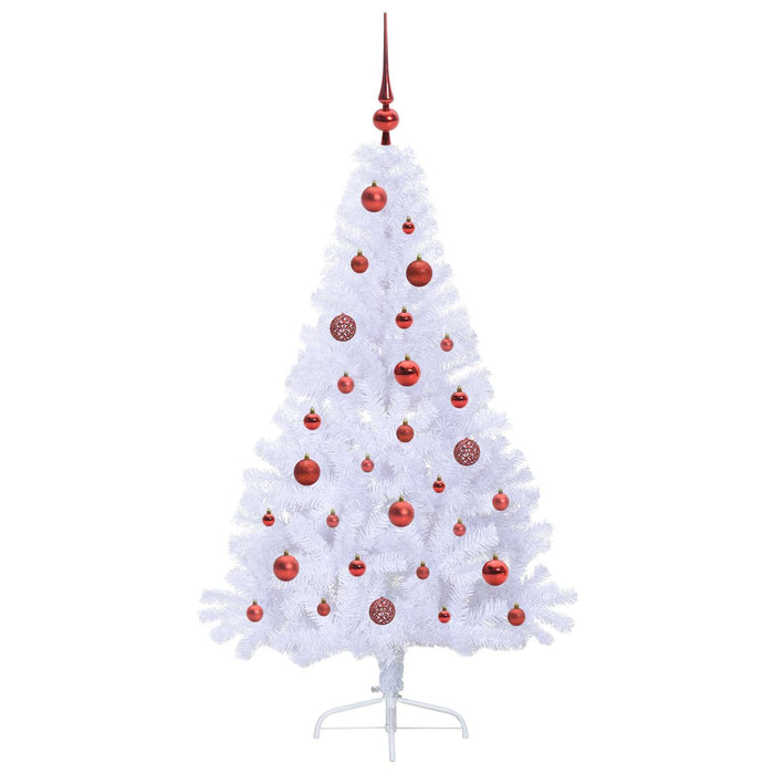 Albero di Natale artificiale Bianco 150 cm PVC e Acciaio 3426803