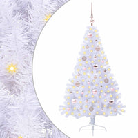 Albero di Natale artificiale Bianco 150 cm PVC e Acciaio 3426805