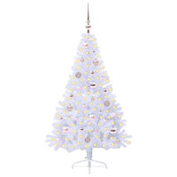 Albero di Natale artificiale Bianco 150 cm PVC e Acciaio 3426805