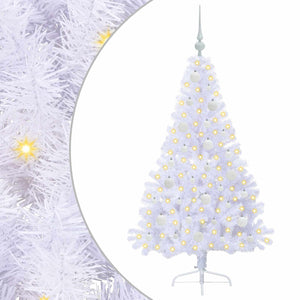 Albero di Natale artificiale Bianco 150 cm PVC e Acciaio 3426806