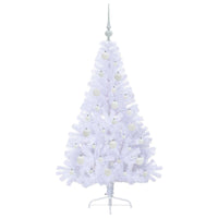 Albero di Natale artificiale Bianco 150 cm PVC e Acciaio 3426806