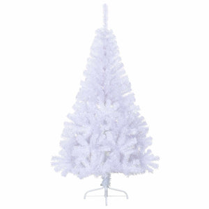 Albero di Natale artificiale Bianco 150 cm PVC e Acciaio 3426809