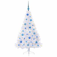 Albero di Natale artificiale Bianco 150 cm PVC e Acciaio 3426810