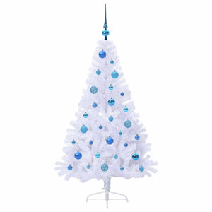 Albero di Natale artificiale Bianco 150 cm PVC e Acciaio 3426810