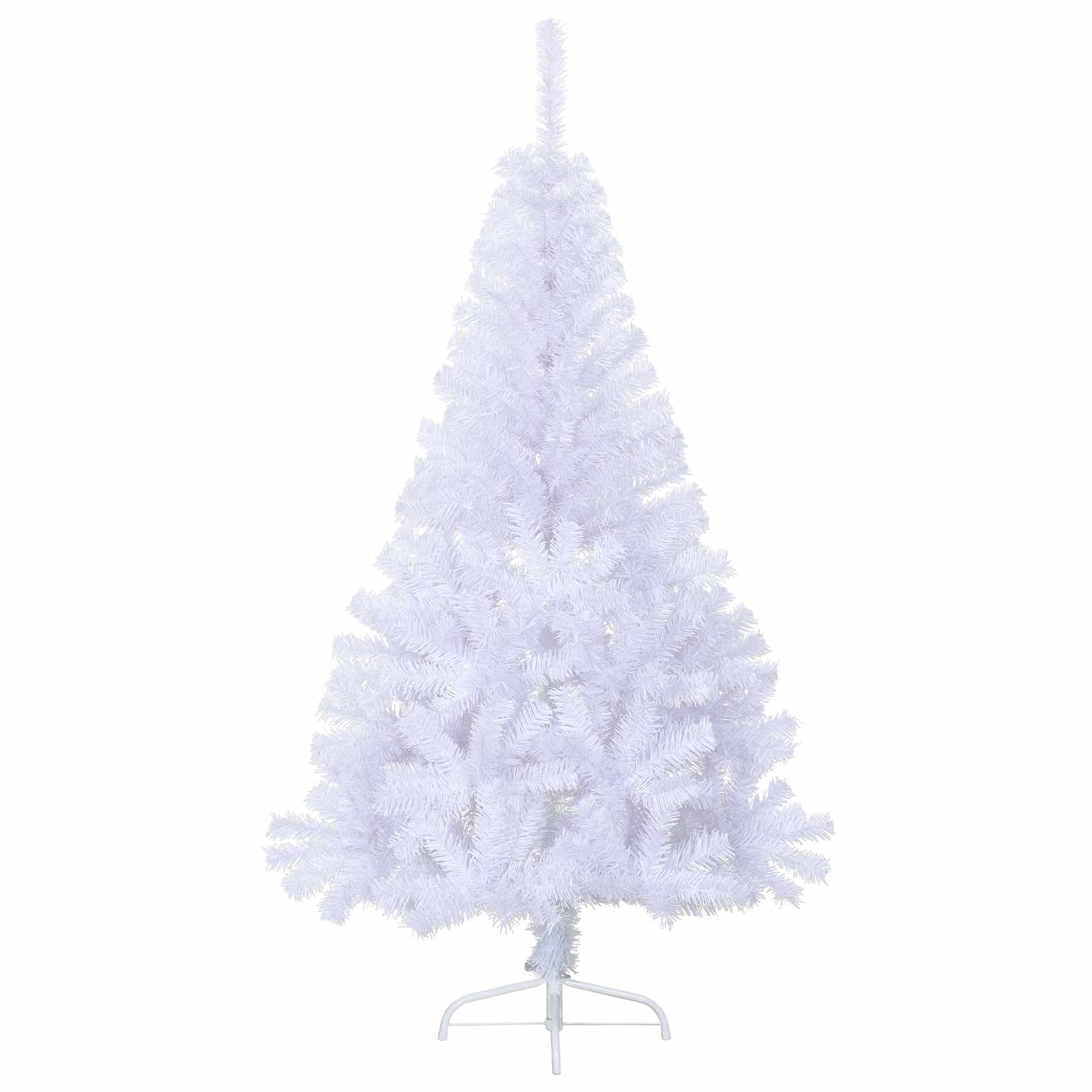 Albero di Natale artificiale Bianco 150 cm PVC e Acciaio 3426811