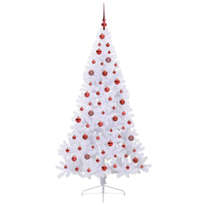 Albero di Natale artificiale Bianco 180 cm PVC e Acciaio 3426812