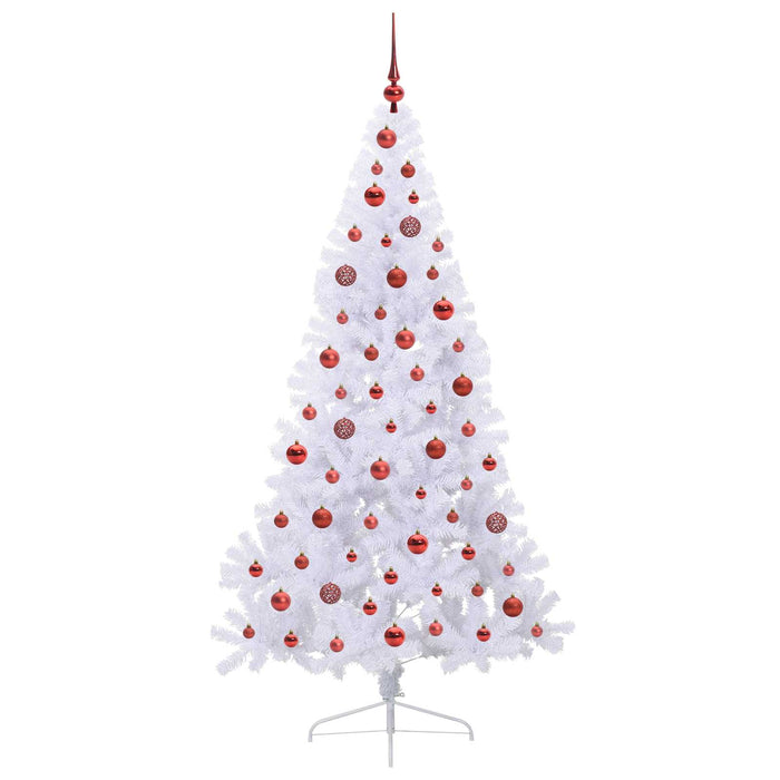 Albero di Natale artificiale Bianco 180 cm PVC e Acciaio 3426812