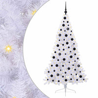 Albero di Natale artificiale Bianco 180 cm PVC e Acciaio 3426813