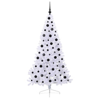 Albero di Natale artificiale Bianco 180 cm PVC e Acciaio 3426813