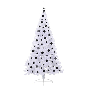Albero di Natale artificiale Bianco 180 cm PVC e Acciaio 3426813