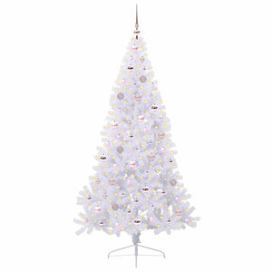 Albero di Natale artificiale Bianco 180 cm PVC e Acciaio 3426814