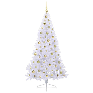 Albero di Natale artificiale Bianco 180 cm PVC e Acciaio 3426816