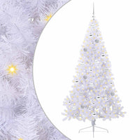 Albero di Natale artificiale Bianco 180 cm PVC e Acciaio 3426817