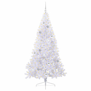 Albero di Natale artificiale Bianco 180 cm PVC e Acciaio 3426817