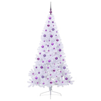 Albero di Natale artificiale Bianco 180 cm PVC e Acciaio 3426818