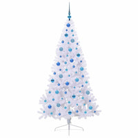 Albero di Natale artificiale Bianco 180 cm PVC e Acciaio 3426819