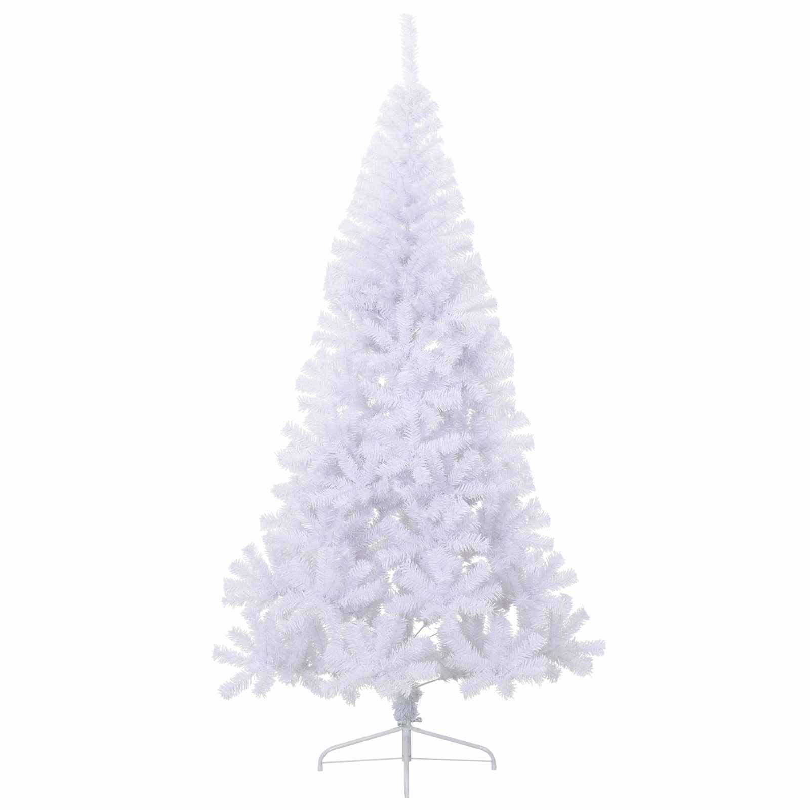 Albero di Natale artificiale Bianco 180 cm PVC e Acciaio 3426819