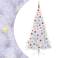 Albero di Natale artificiale Bianco 180 cm PVC e Acciaio 3426820