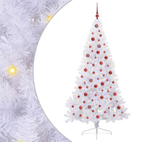 Albero di Natale artificiale Bianco 210 cm PVC e Acciaio 3426821